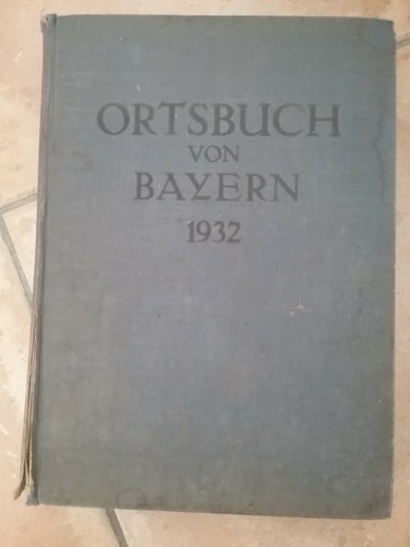 Ortsbuch von bayern jahr - von,
