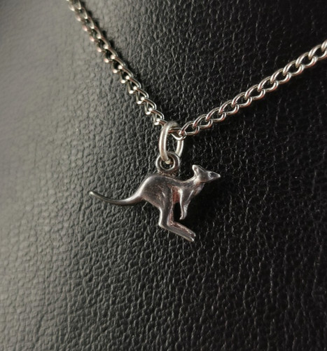 Anhänger silber 925 känguru - anhänger,