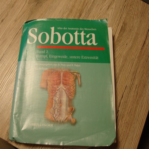 Sobotta atlas der anatomie - sobotta,