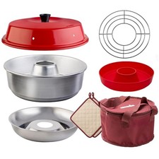 Omnia Camping-Backofen Kocher Backform Spar-Set 2 Liter 5tlg. Camping 1707531