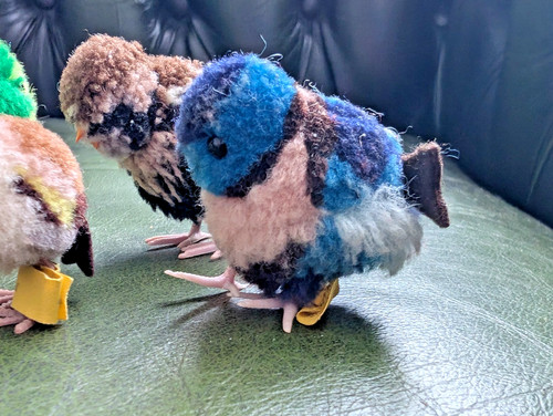 Steiff vogel blau - vogel,