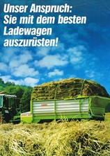 Claas Ladewagen, orig. Prospekt 1986