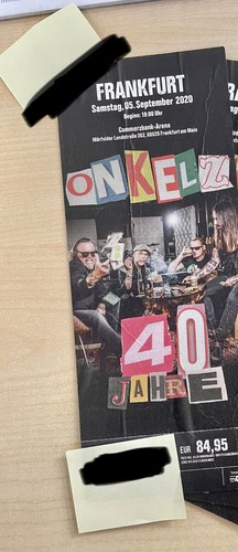 Böhse onkelz konzertkarten - böhse,