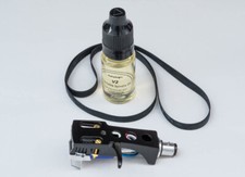 Black Headshell, Stylus, Riemen, Öl Kit für Rotel RP3300, RP900, RP1000, 27