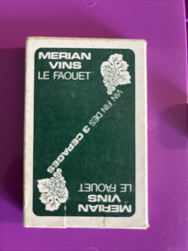 Kartenspiel merian vins - merian, le