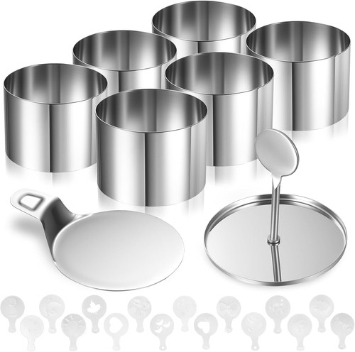Stück dessertringe und - dessertringe,