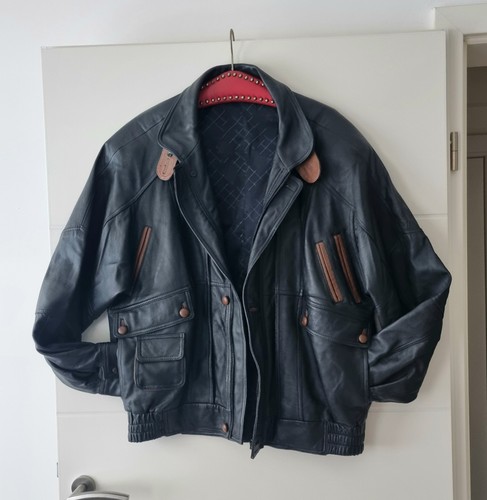 Echtlederjacke herren schwarz - herren,