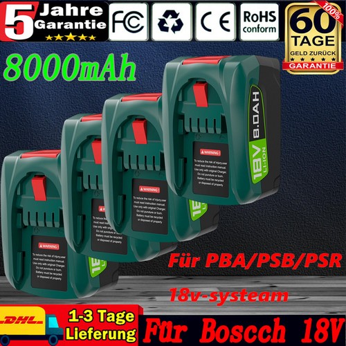 18v 8000mah ion - akku, für