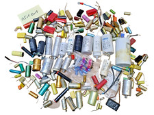 Kondensator Elektro Bauteile Kondensatoren  Konvolut lt. Fotos