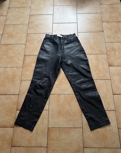 Echtlederhose schwarz