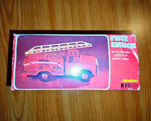 Friction fire trucks - fire,