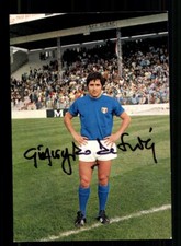 Giancarlo De Sisti Autogrammkarte Italien Vize Weltmeister 1970 Orig Si+A 235693