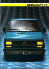 Peugeot Prospekt J5 Benzin+Diesel Kastenwagen / Kombi von 1985  [Nr.26]