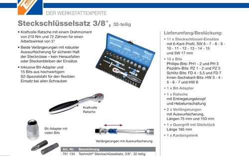 Technolit steckschlüsselsatz - technolit,