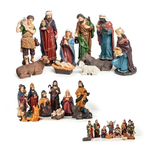 Krippen stall figur - krippen, set