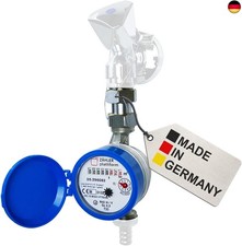 ZÄHLER plattform Wasserzähler Garten geeicht 2025 Wasseruhr MADE IN GERMANY G