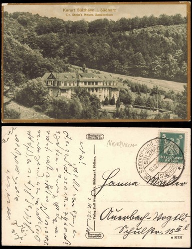 Sülzhayn ellrich stein s - sülzhayn-ellrich, dr.