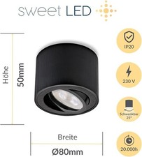 Aufbaustrahler LED flach