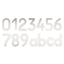 HEIBI Edelstahl-Hausnummer "4"