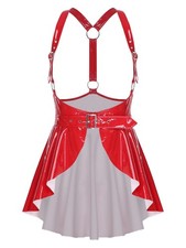 Sexy Damen Wetlook A-linie