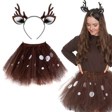 Reh Set Tüllrock und Geweih