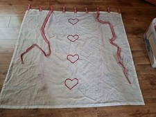 Gardine - Landhaus Stile- 130x130 cm 