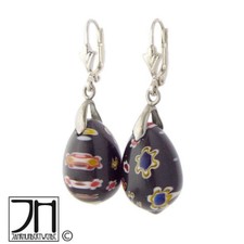 Vintage Murano Glas Ohrringe