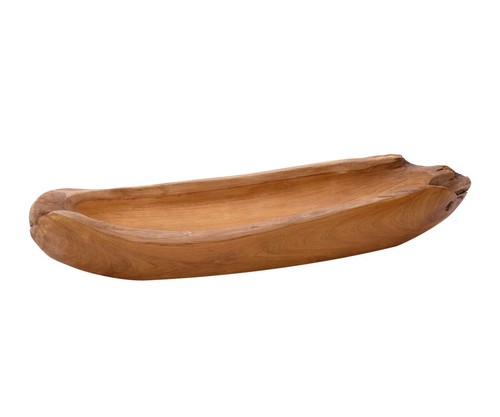 Obstschale teakholz dekoschale - obstschale,