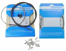 Shimano Bremszüge Schaltzüge Außenhülle Endhülsen Fahrrad Züge Hülle Set SIS40