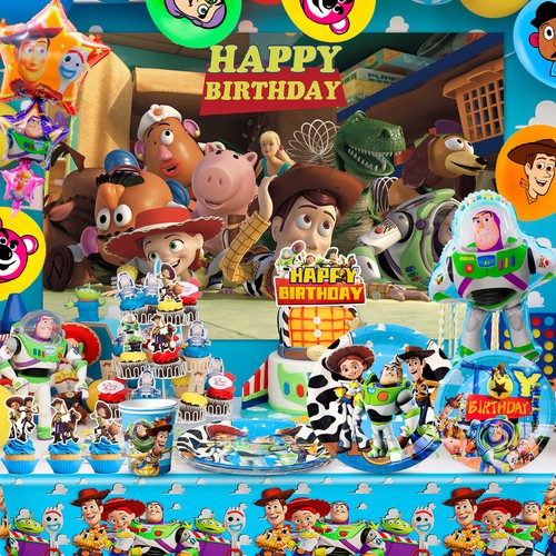 Toy story party dekoration - story,