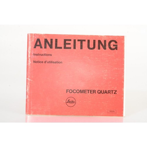 Leica leitz focometer quartz - leitz,
