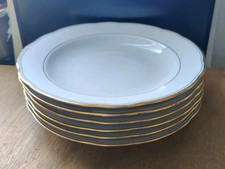 6 Suppenteller, Kahla, Weiß