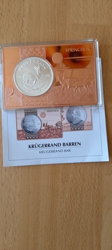 Krügerrand barren springbock - krügerrand,