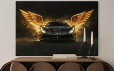 Leinwand Bild Kunst Motor Pop