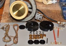 Röhrenradio Philips Uranus 533 - Sendersuchknopf mit Skala Umschalt. UKW/xW/Seil