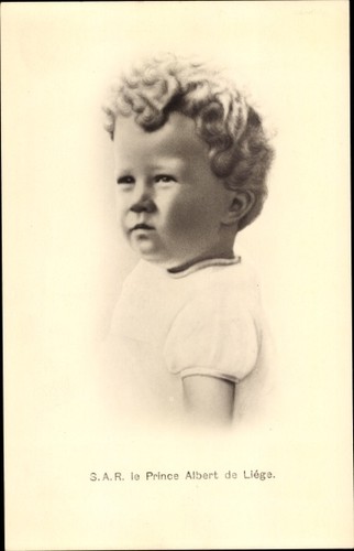 Prinz albert von liege - ak,