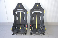 Ferrari SF90 Speciale Sitze Sitz Carbon Leder weiss gelb Seat Racing Sedili