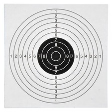 100 Stk. Ziel 14x14cm Zielscheiben für Kugelfang Luftgewehr Luftpistole