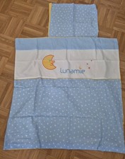 Bettwäsche Kinder von Roba Lunamie blau gelb weiß