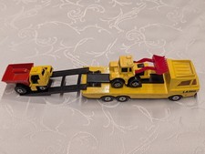Matchbox Super Kings K 36 Construction Transporter 1974 Mit Bagger Und Kipper