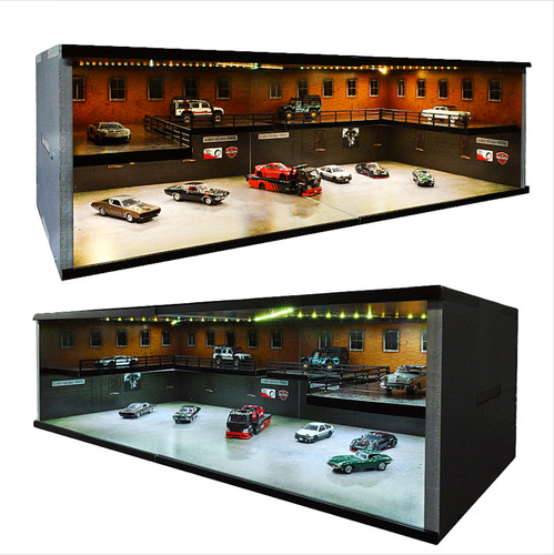 Diorama diecast garage - 1/64,