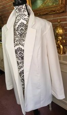 Weisser Damen Blazer Jacke 