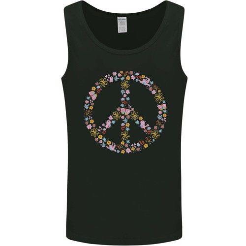 Floraler frieden symbol - frieden, hippie