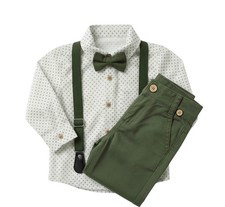 Baby Jungen Anzug Set Grün