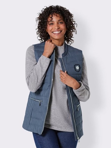 Weste blau damen - weste, creation