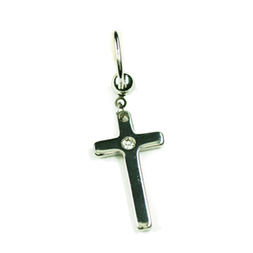 6mm piercing ring kreuz - 1,6mm,