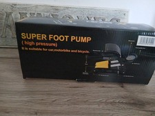 Fusspumpe Geeignet für Fahrräder, Schlauchboote,Sport Zubehör ( Bälle etc. )