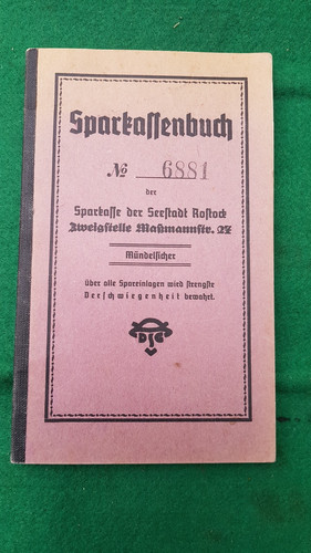 Altes sparkassenbuch seestadt - altes,