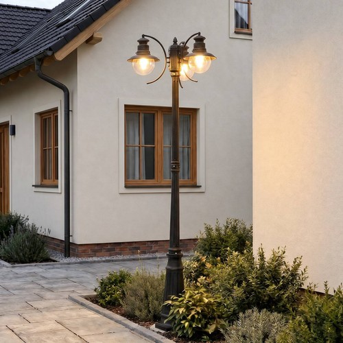 Lindby mastleuchte außen - mastleuchte,