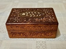 Indische Holzschatulle